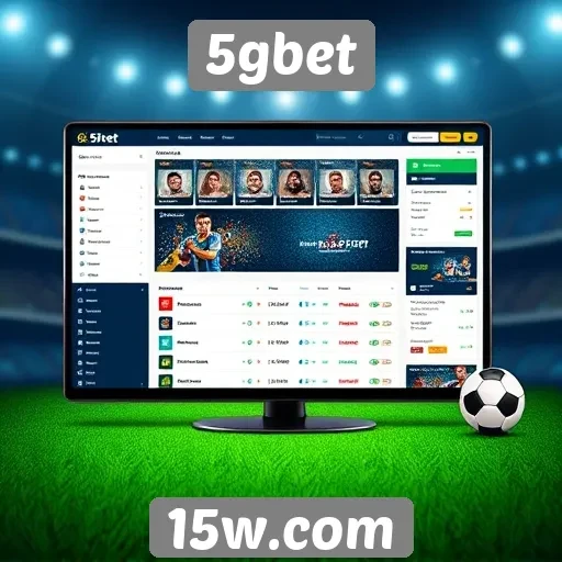 Interface intuitiva do 5gbet atrai jogadores